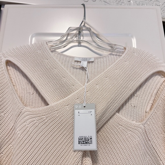 NWT COS Women Cut Out Jumper Sweater Knit - Picture 6 of 9